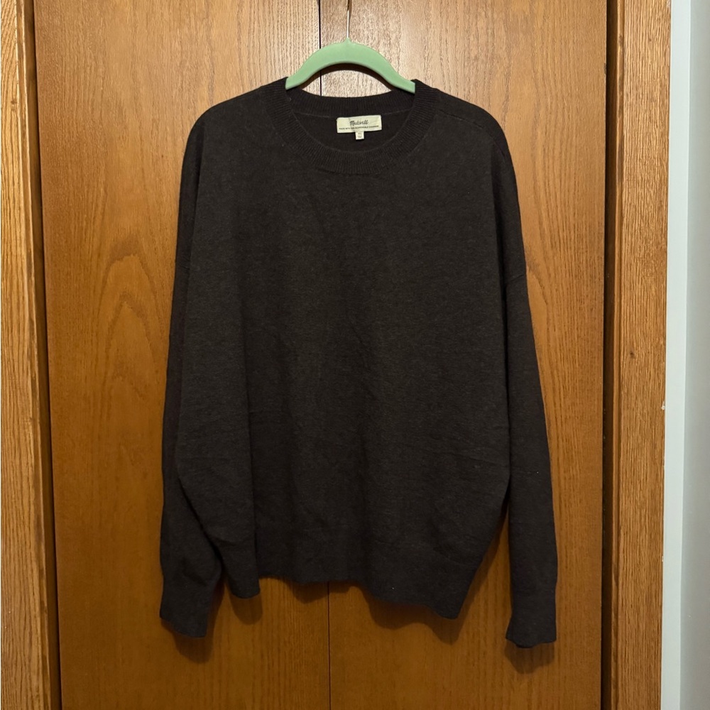 Women’s Madewell Crewneck Sweater - Dark Mocha
